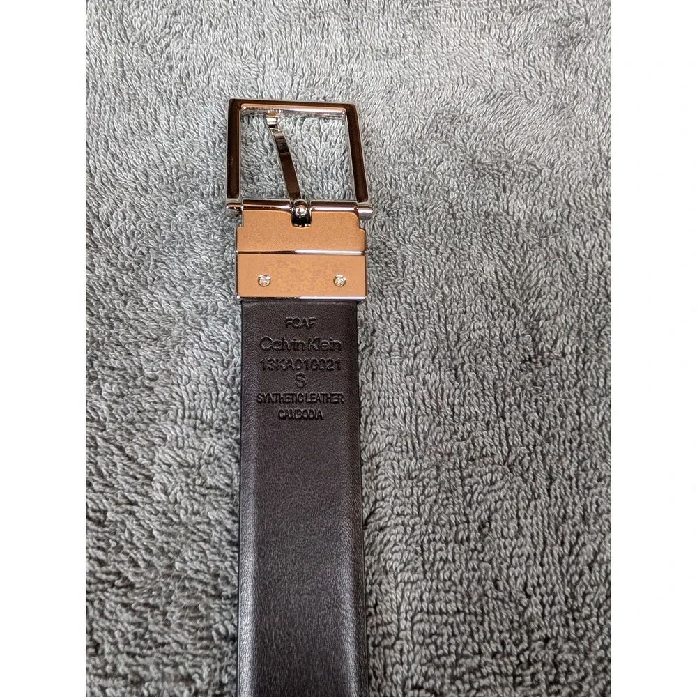 calvin klein‎ monogram logo belt size small